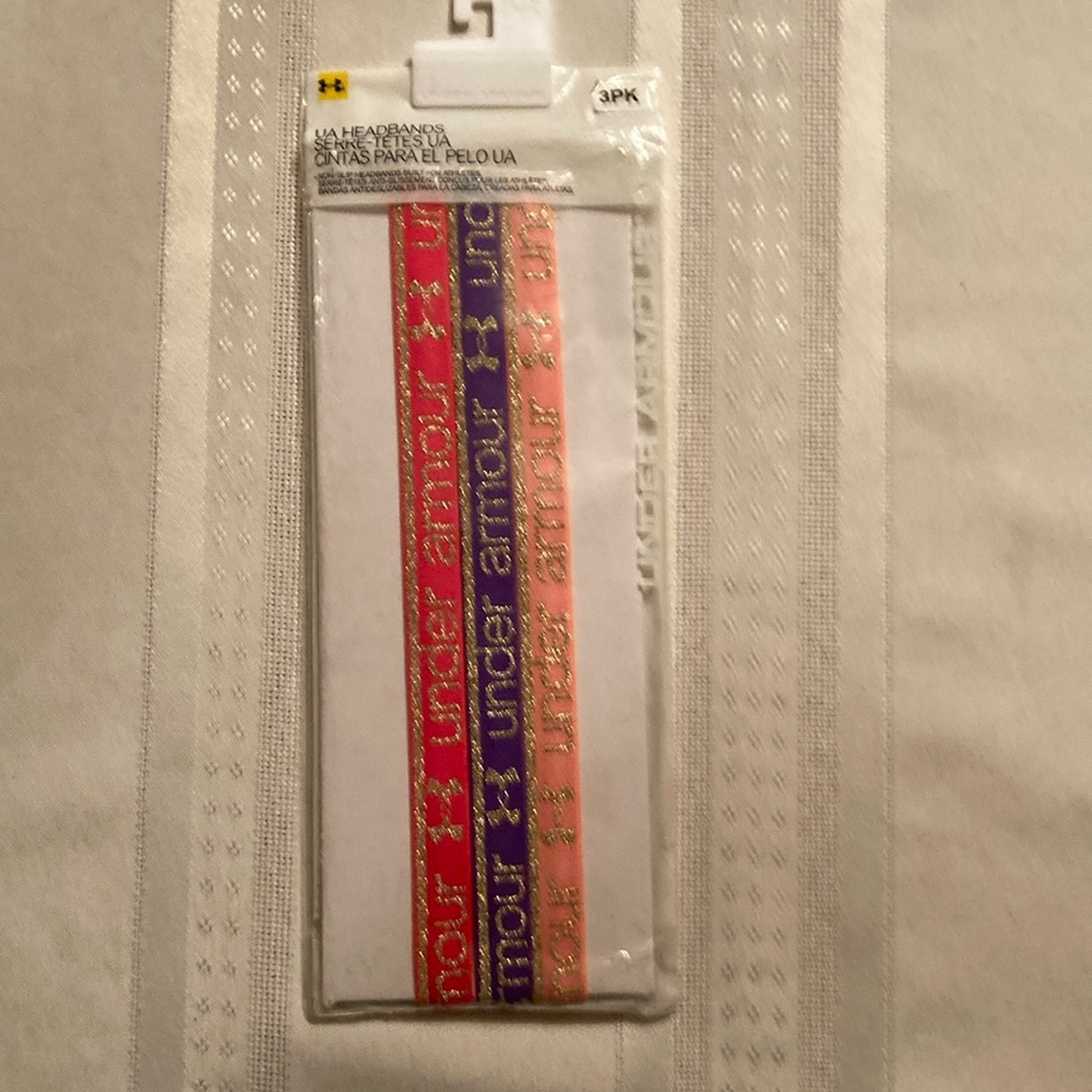 NWT 3 under armor headbands